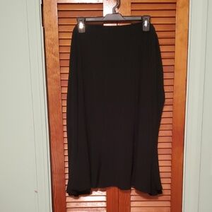 Studio 1940 Classic Black A-Line Skirt
